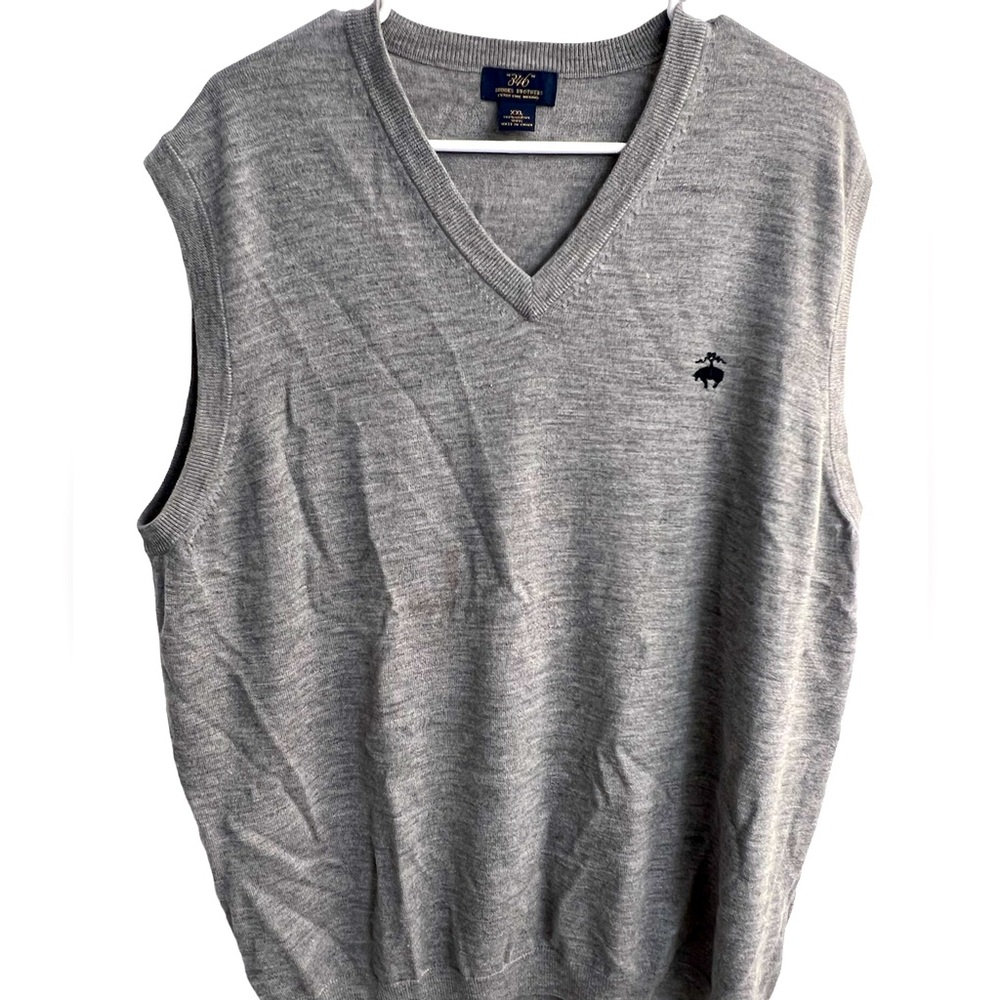 Mens Brooks Brothers Wool Vest